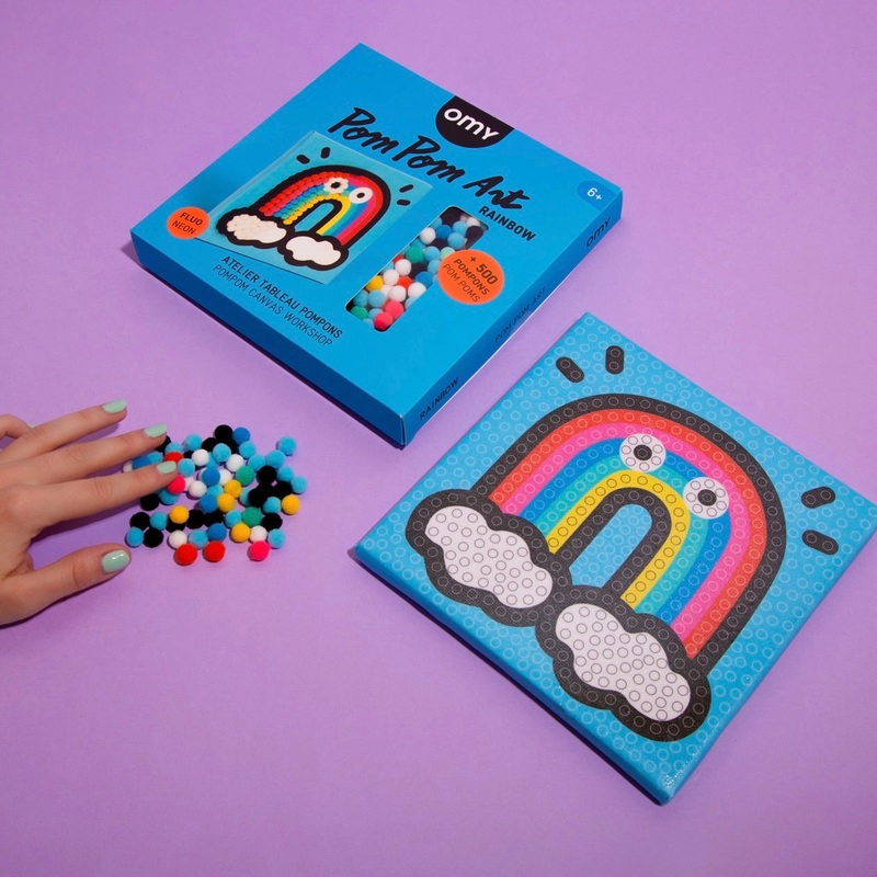 Rainbow – Pom Pom Art