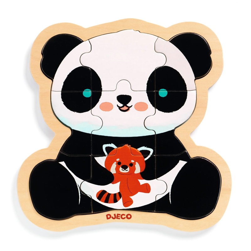 Wooden Puzzles Puzzlo Panda – 9pcs