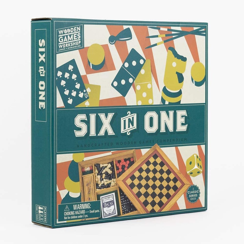 Six in One Wooden Games