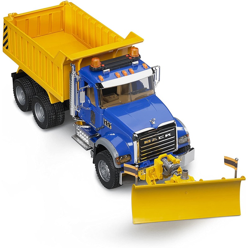 MACK Granite Dump Truck + Snow Plow Blade