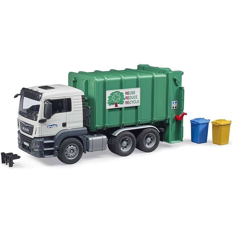 NEW MAN TGS Rear Loading Garbage Green