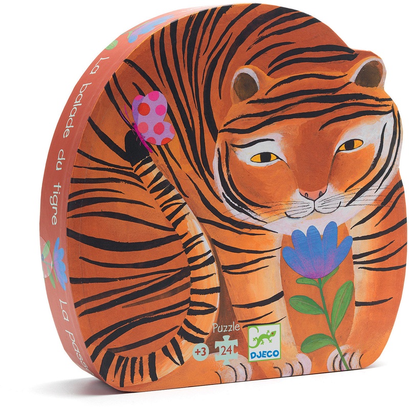 Silhouette Puzzle 24pcs The Tiger’s Walk