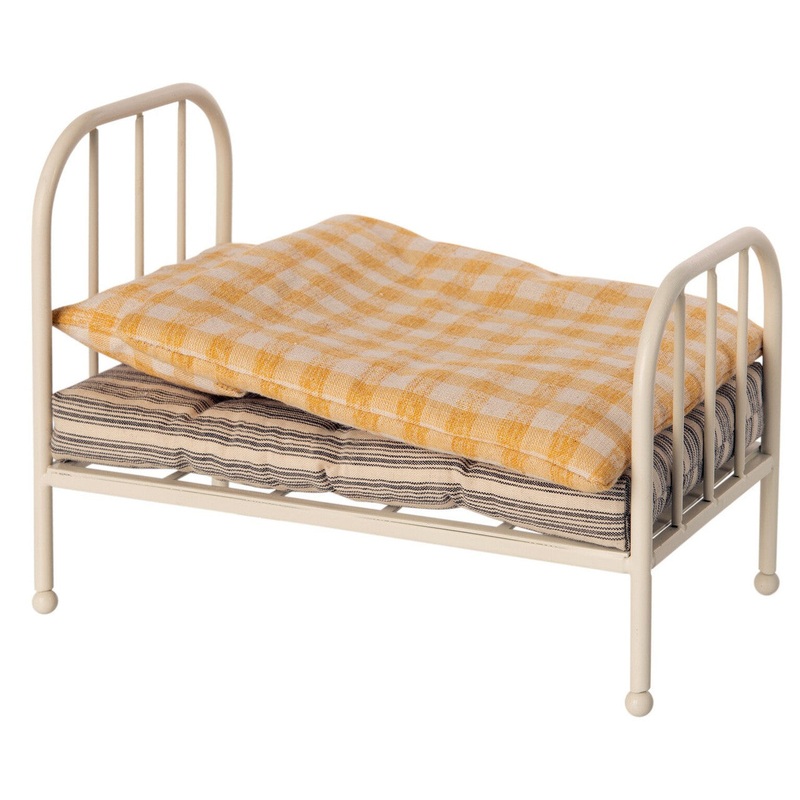 Vintage Bed, Teddy Junior- Blue Mattress