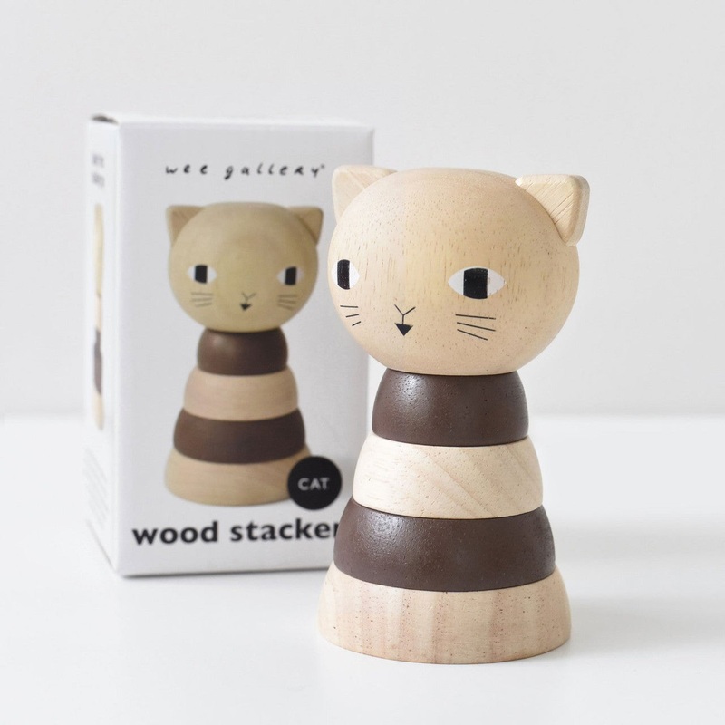 Wood Stacker Cat