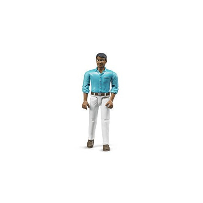 Man, Medium Skin, White Jeans