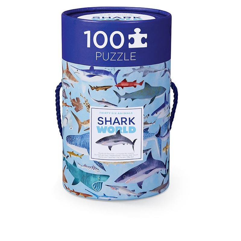 100-pc Puzzle 36-Sharks