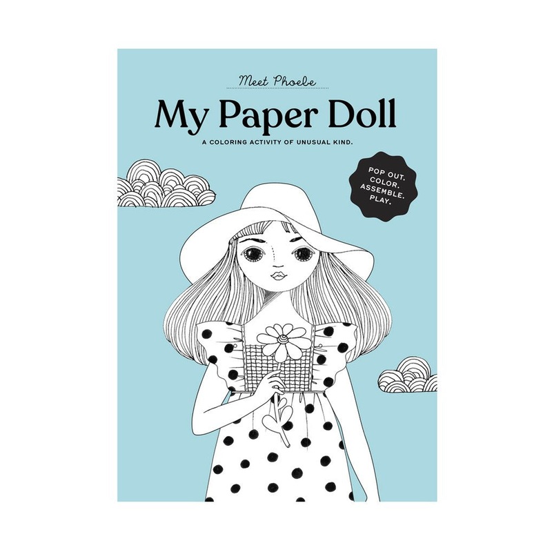 Coloring Paper Doll kit Phoebe