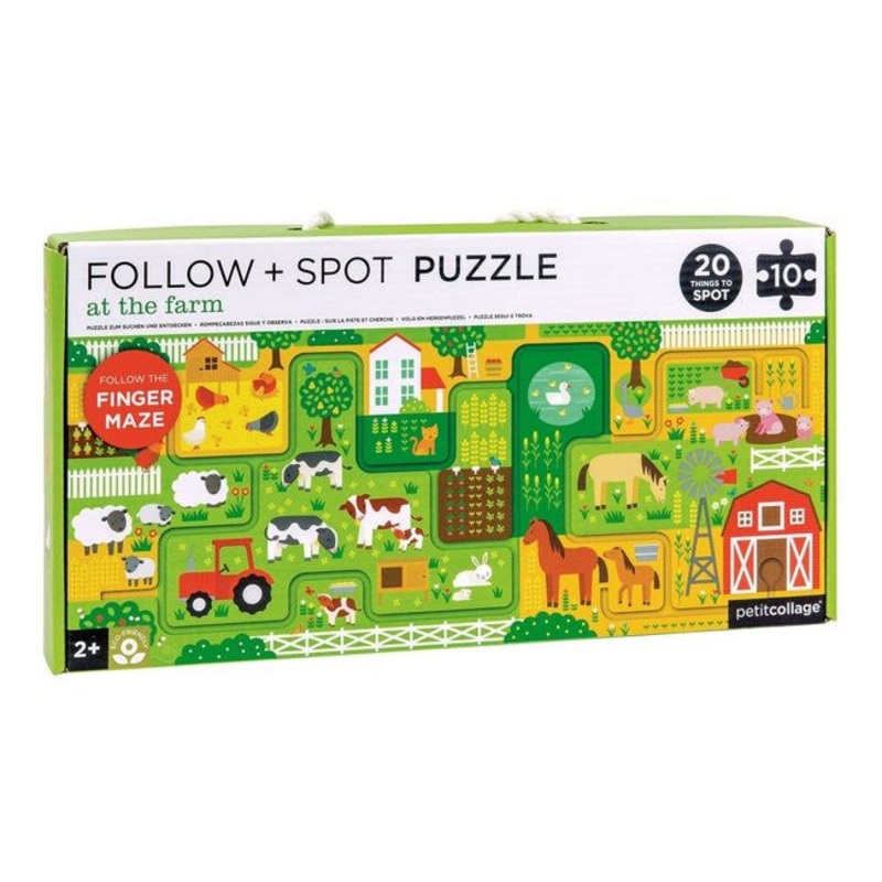Follow + Spot Puzzle At The Farm – 10 pcs