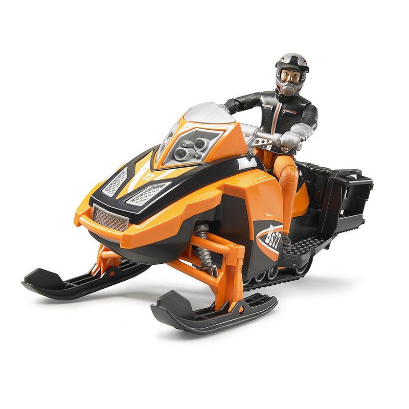 Snowmobile w Driver & Accessories