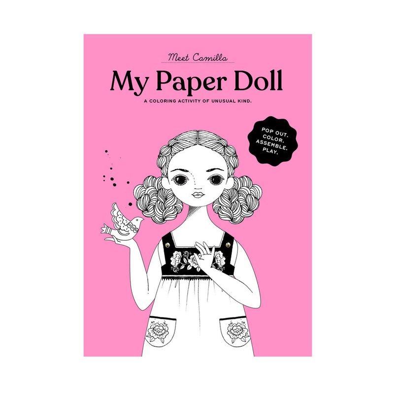Coloring Paper Doll Kit Camilla