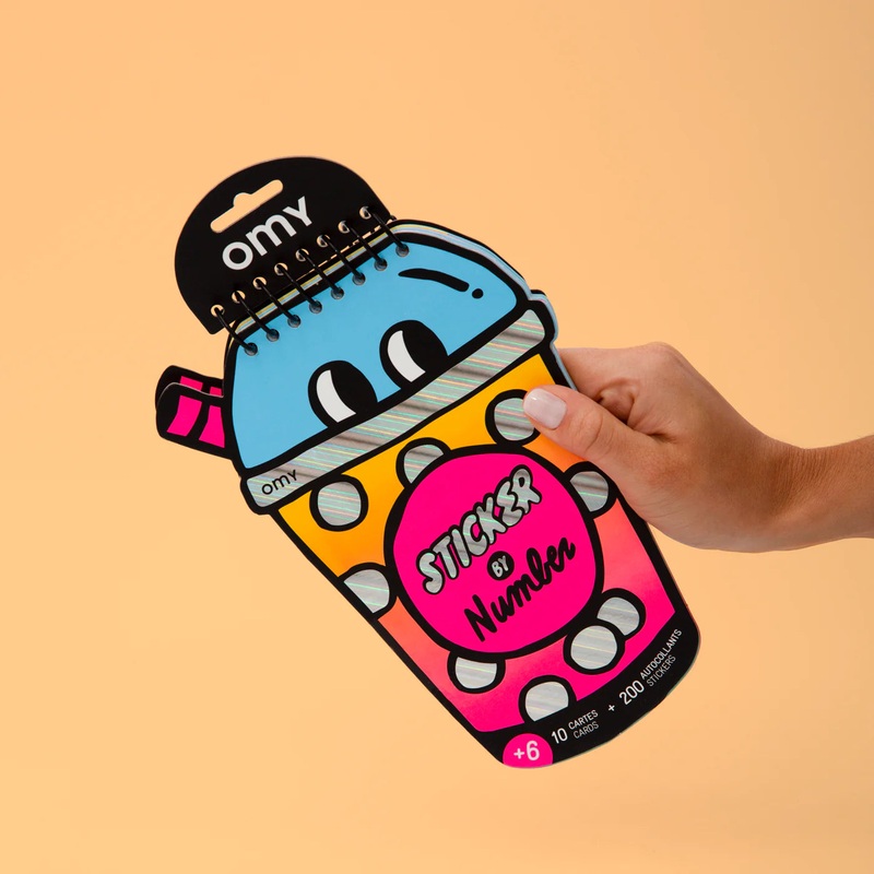 Sticker By Number Book – Bubble Tea