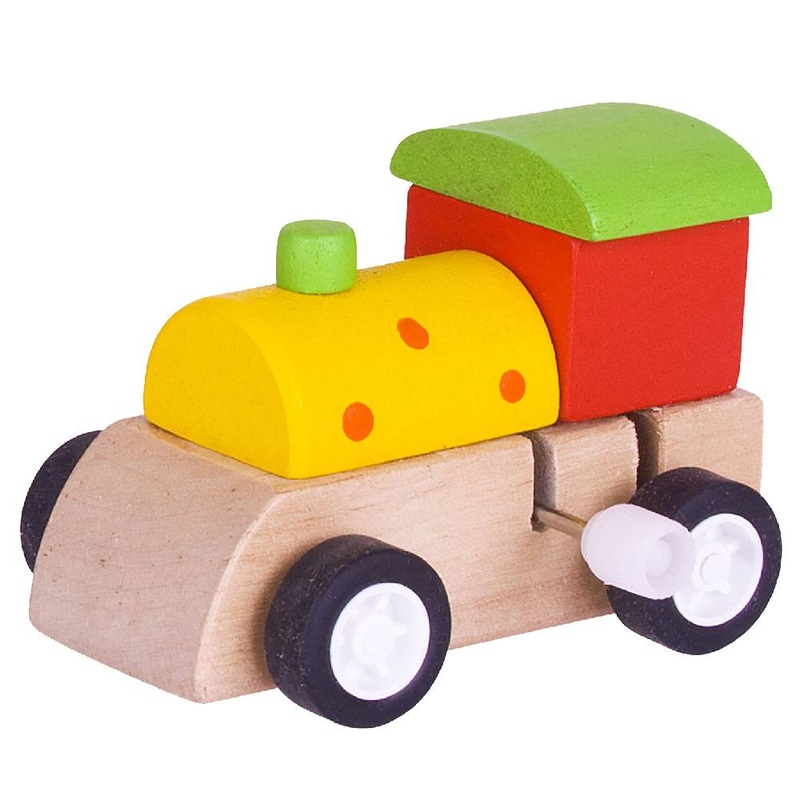 Clockwork Train (Yellow with Red Spots)