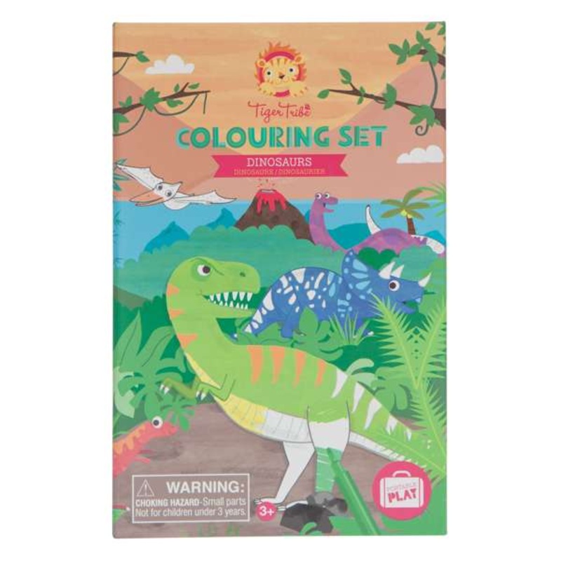 Colouring Set – Dinosaur