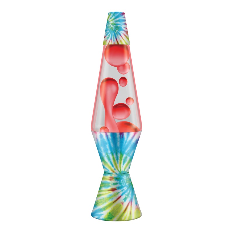 14.5 Pinwheel Tie Dye LAVA Lamp