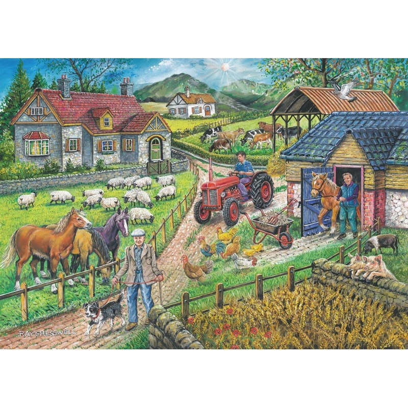 Barley Mow Farm – BIG 250 Piece Jigsaw Puzzle