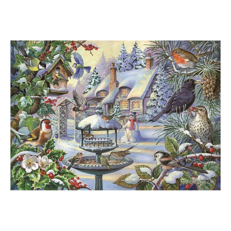 Winter Birds – BIG 500 Piece Jigsaw Puzzle