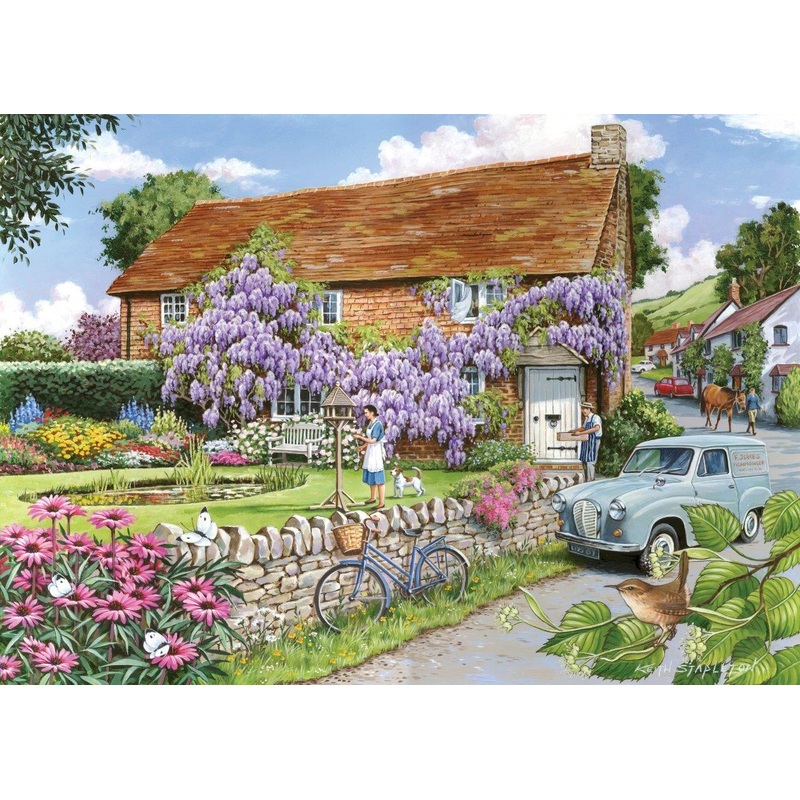 Wisteria Cottage – BIG 250 Piece Jigsaw Puzzle