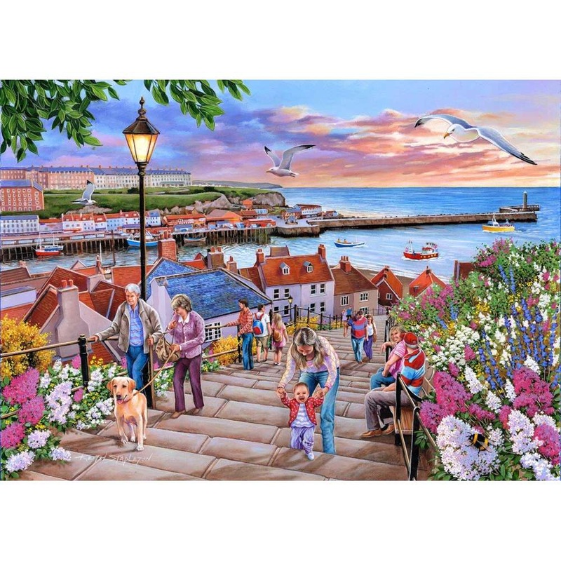 199 Steps Whitby – 1000 Piece Jigsaw Puzzle