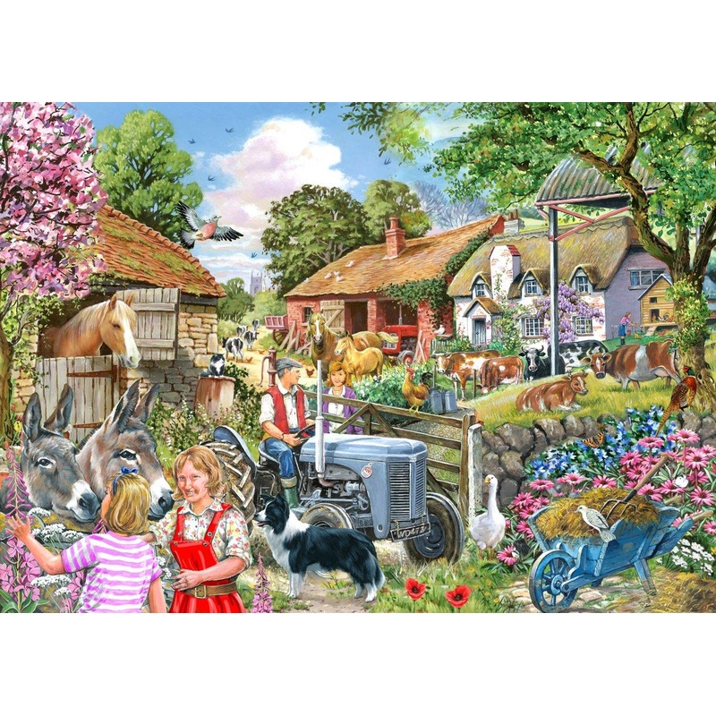 At The Farm Gate – BIG 500 Piece Jigsaw Puzzle