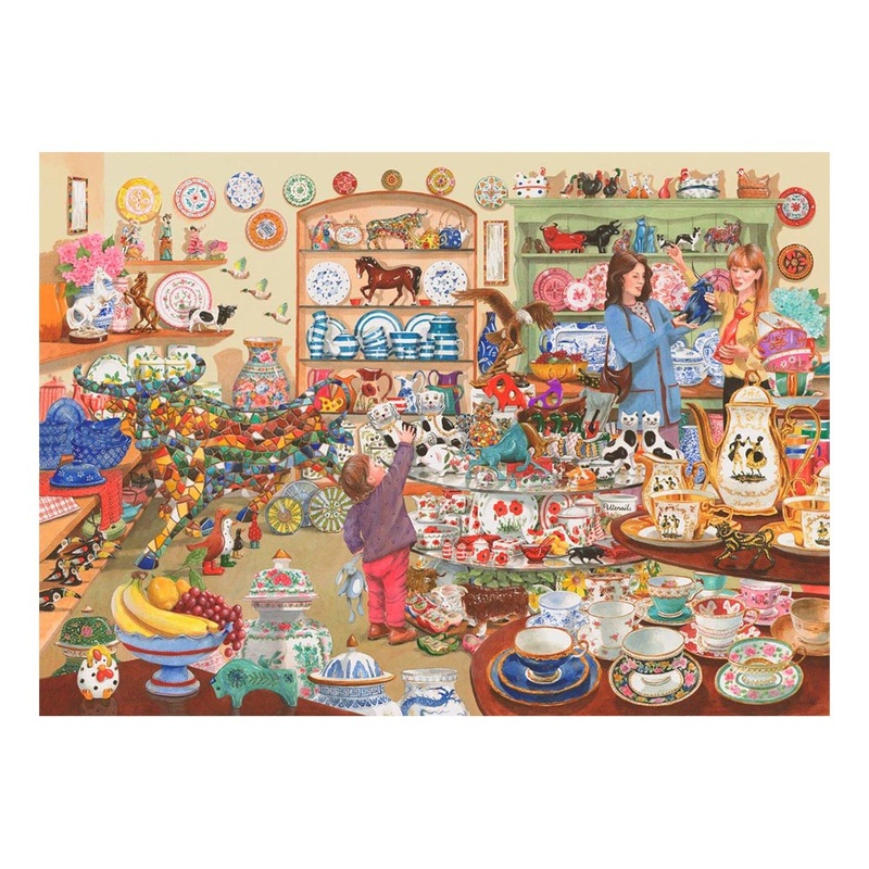 Bulls In A China Shop – 1000 Piece Jigsaw Puzzle