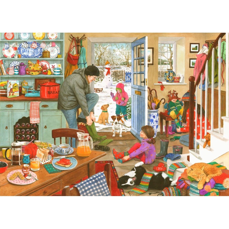Woolly Hats & Wellies – 1000 Piece Jigsaw Puzzle