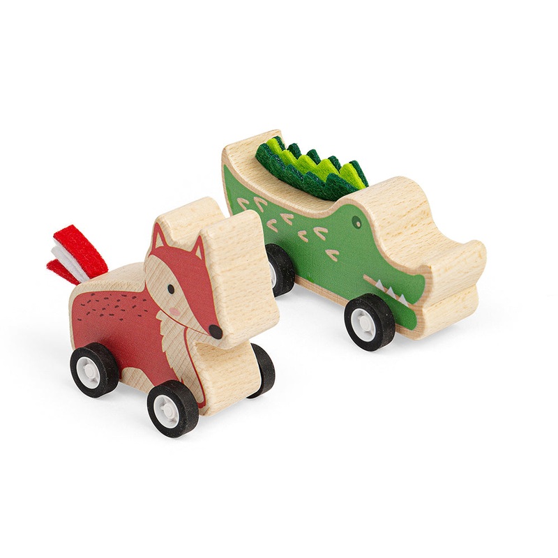 Animal Pull Backs – Fox, Croc