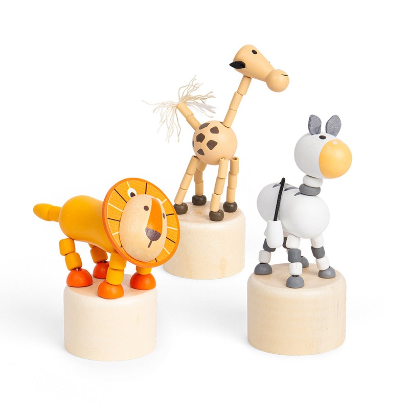 Animal Push Ups – Lion, Zebra, Giraffe (Pk 3)