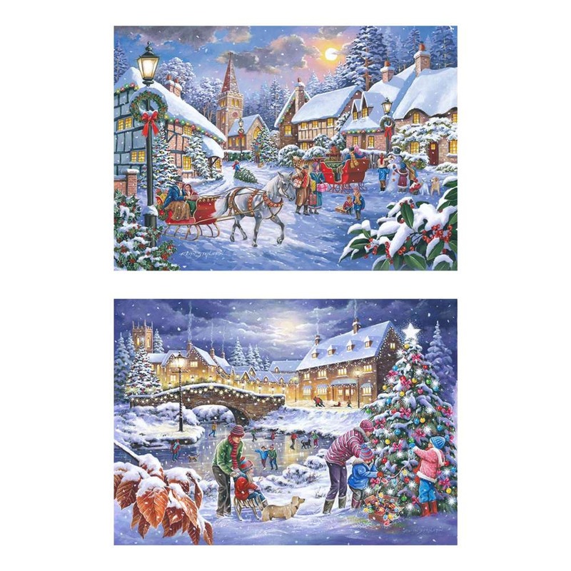 Christmas Is Coming – 2 x BIG 500 Piece