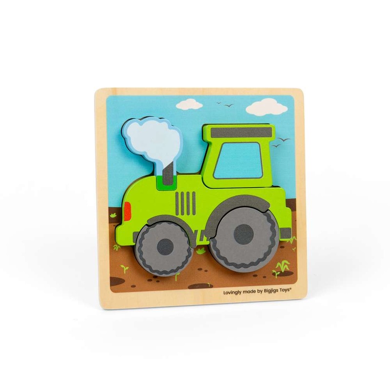 Chunky Lift-Out Puzzle – Tractor