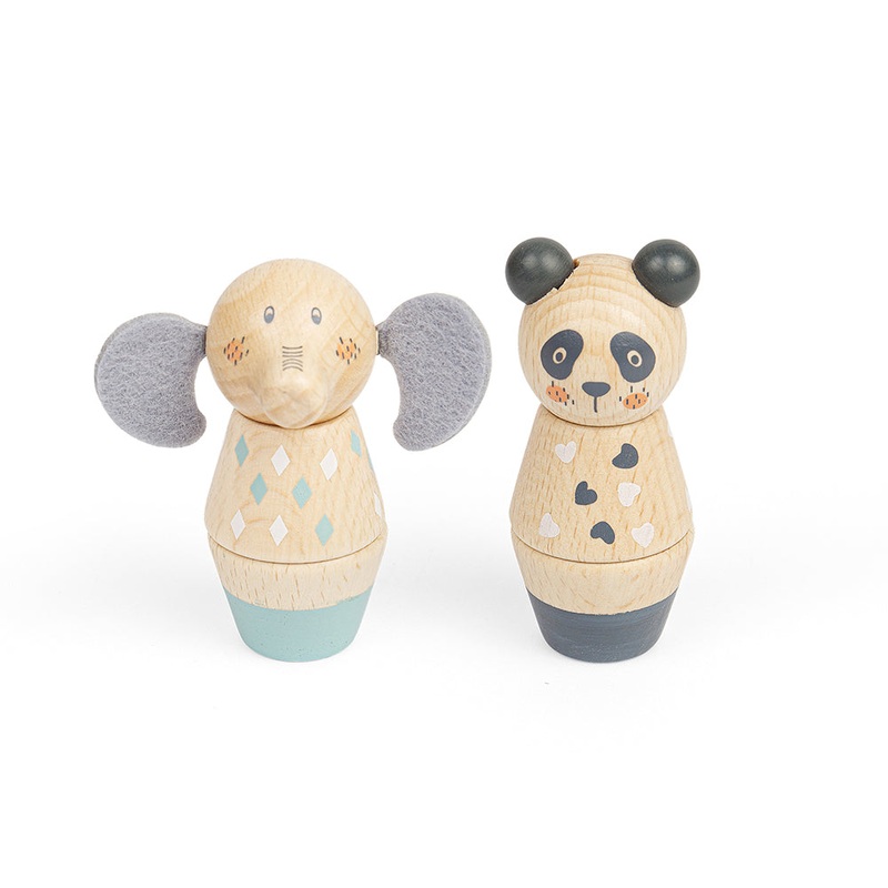 Twist & Match Animals – Panda, Elephant