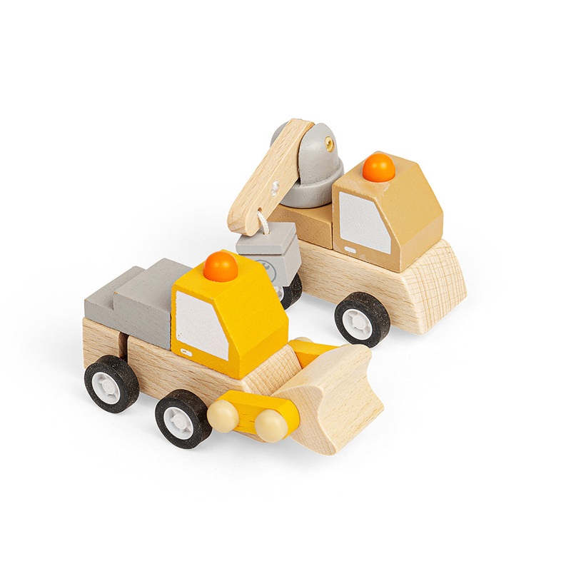 Wind Up Trucks – Crane, Digger