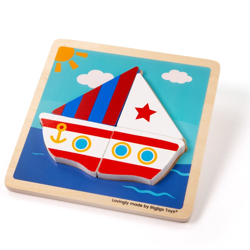 Chunky Lift-Out Puzzle – Boat