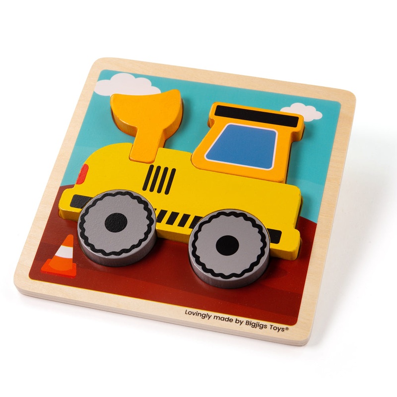 Chunky Lift-Out Puzzle – Digger