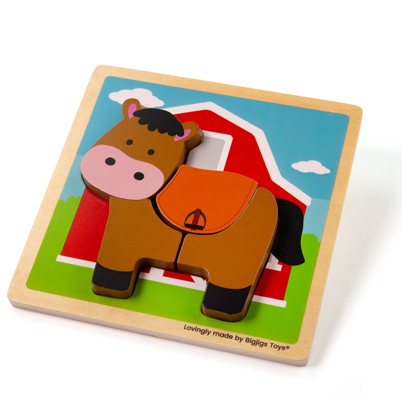 Chunky Lift-Out Puzzle – Horse