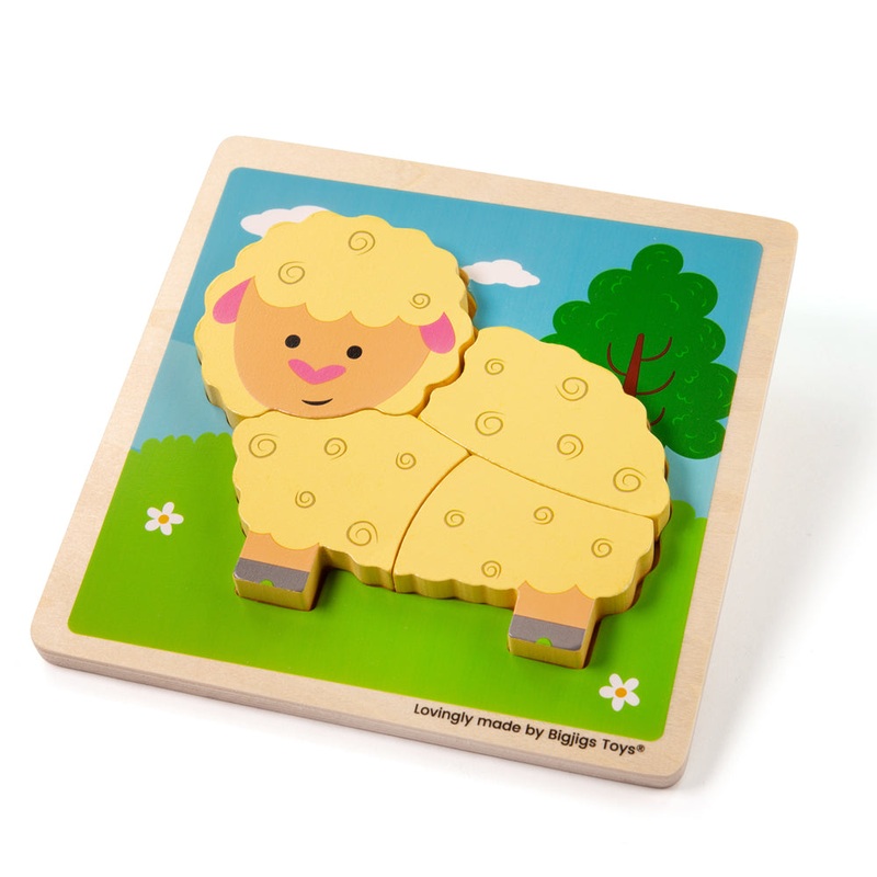 Chunky Lift-Out Puzzle – Sheep