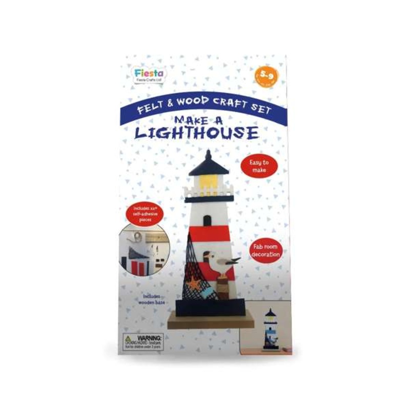 Wood & Felt Craft Kit – Make a Lighthouse