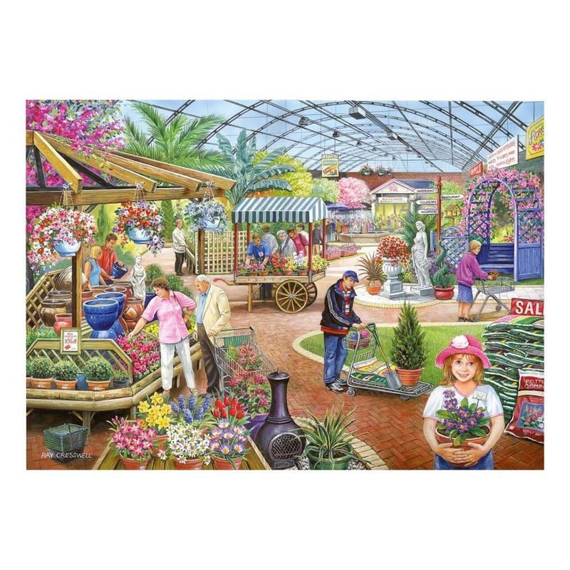 At The Garden Centre 500 Puzzle – DAMAGED BOX