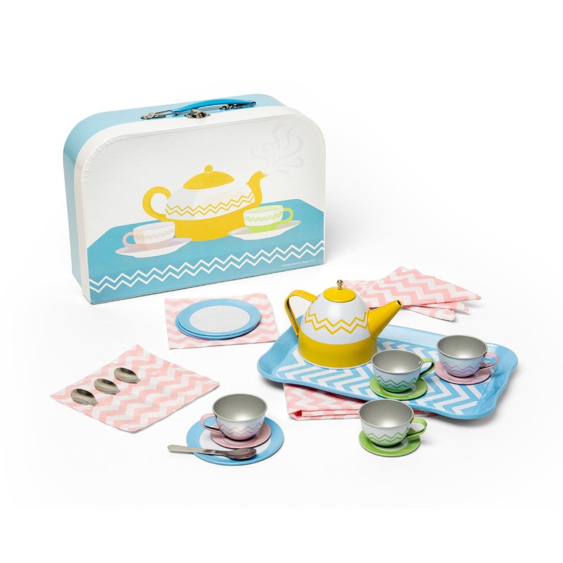 Tin Tea Set – DAMAGED BOX