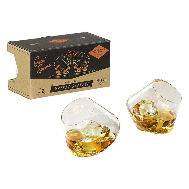 Gentlemen’s Hardware Rocking Whisky Glasses