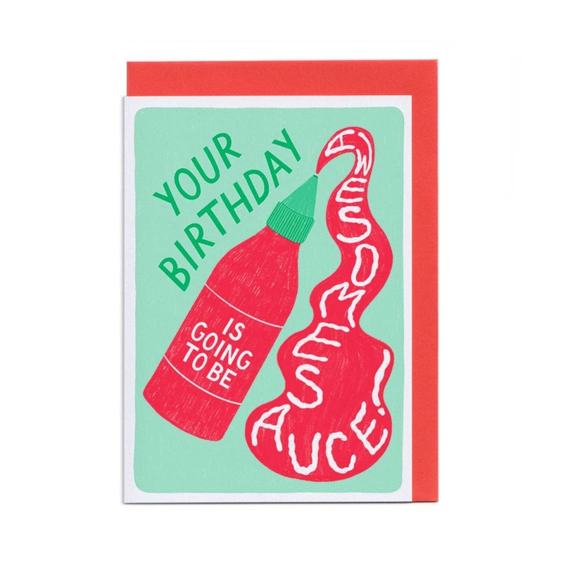 Greeting Card Awesomesauce Birthday