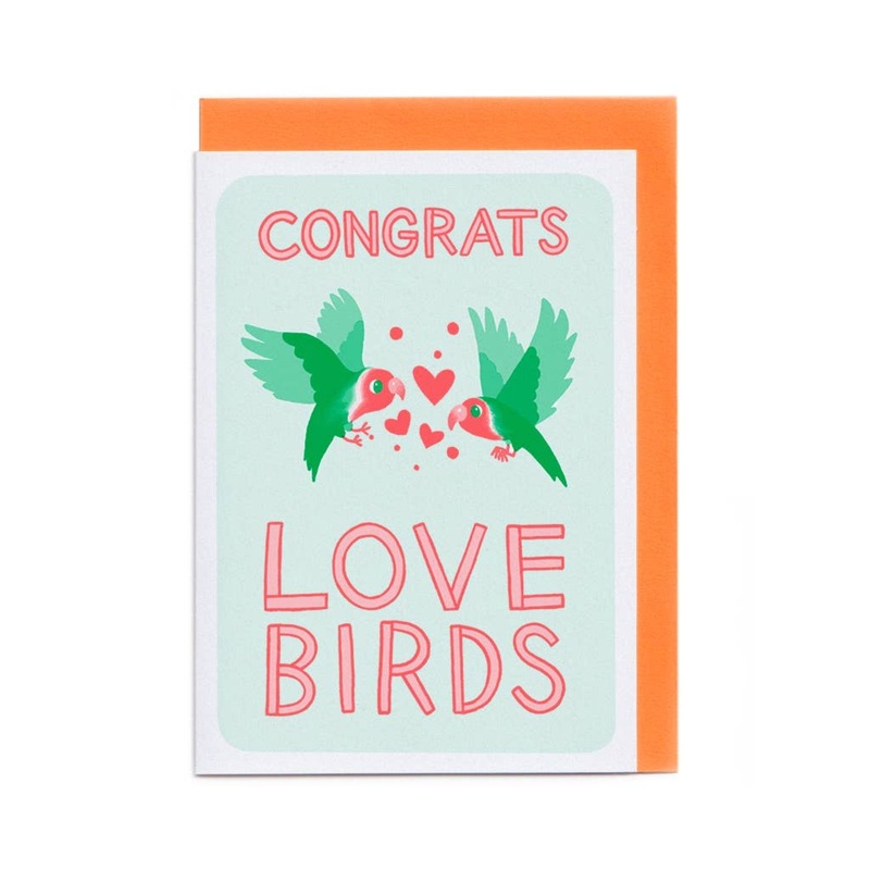 Greeting Card Love Birds