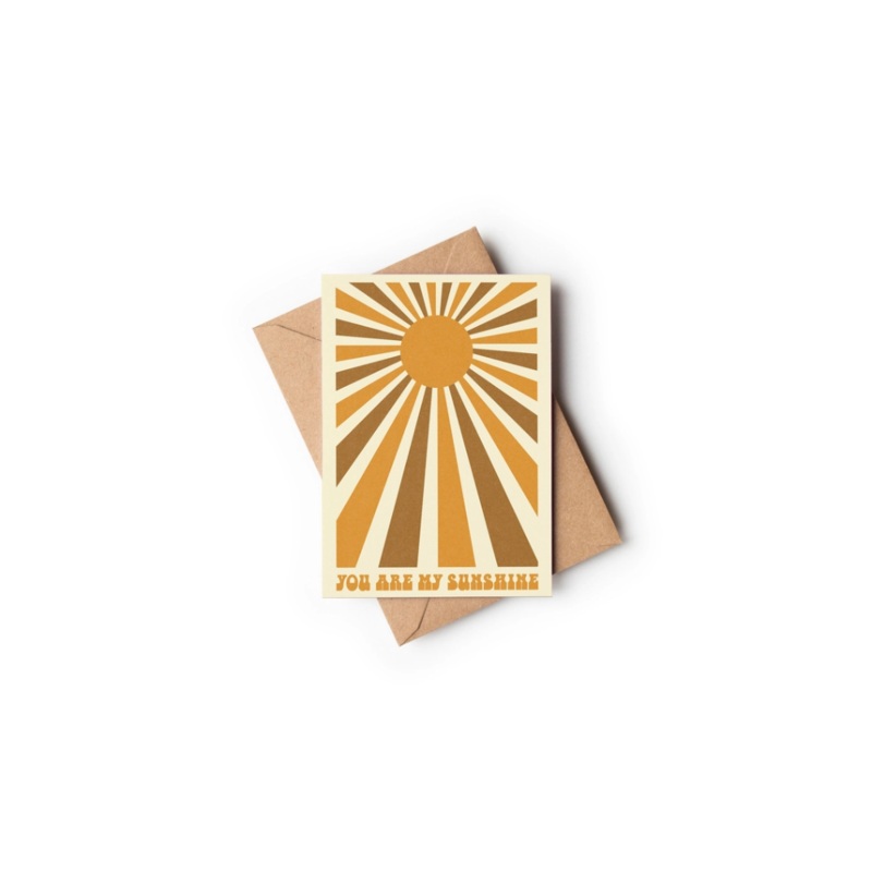Greeting Card You Are My Sunshine