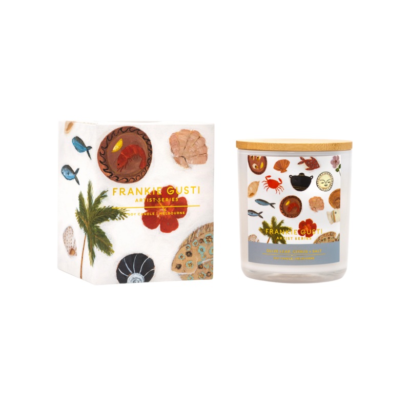 Artist Series Candle – Olive Leaf, Citrus + Salt