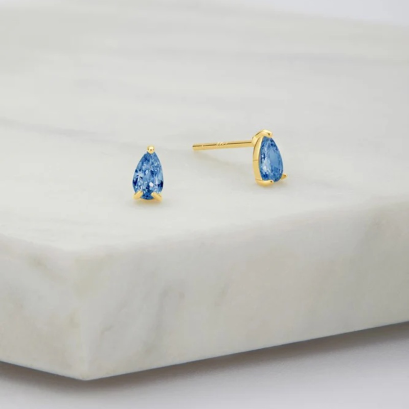 Abigail Stud Sapphire