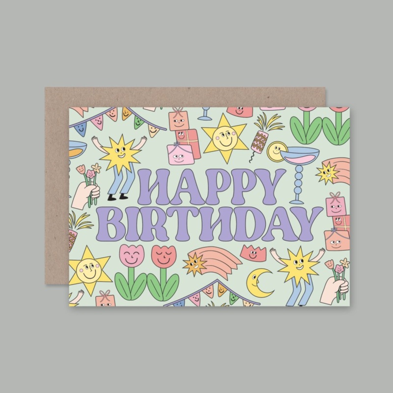 Greeting Card Happy Birthday