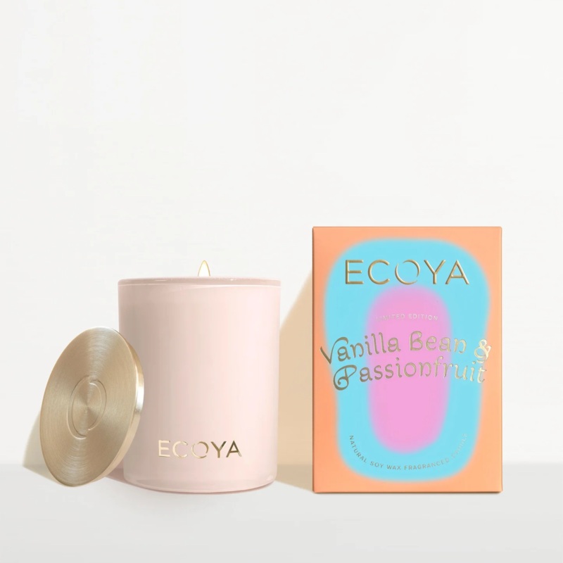 ECOYA Madison Candle -Vanilla Bean & Passionfruit