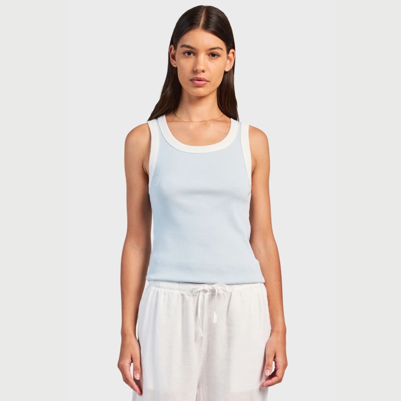 Women’s Contrast Rib Tank