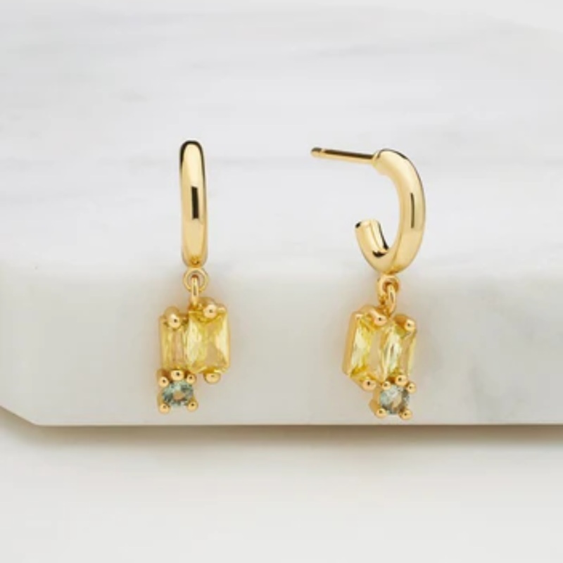 Elenore Earring Olive