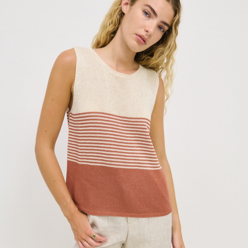 Emma Stripe Tank