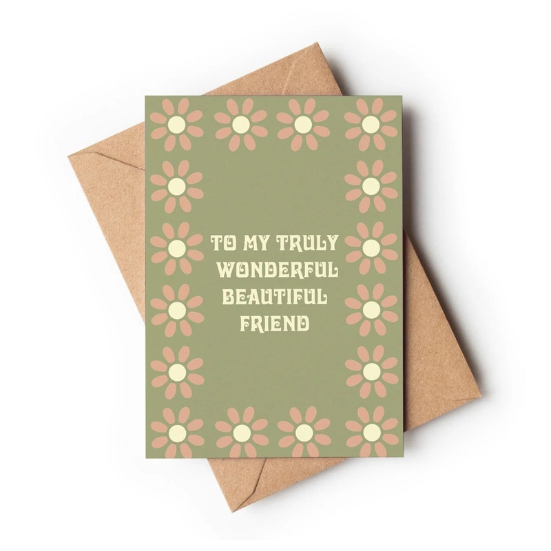 Greeting Card Beautiful Friend